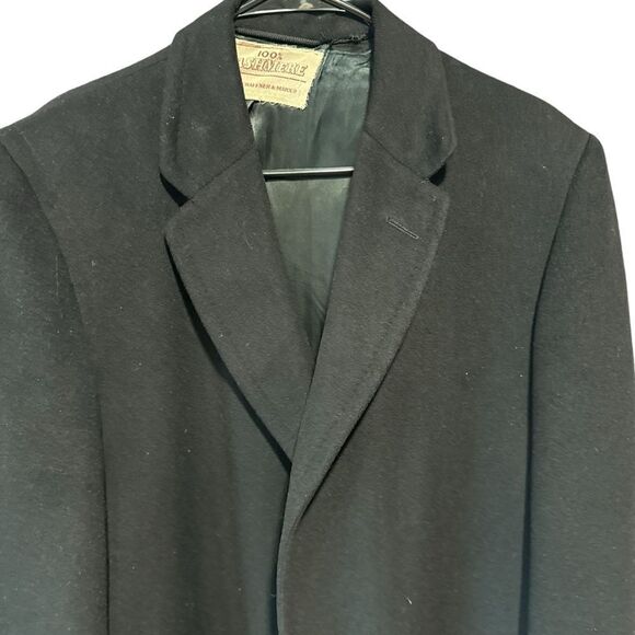 Hart Schaffner & Marx Vintage 100% Cashmere Heavy Pea Coat - Picture 5 of 14